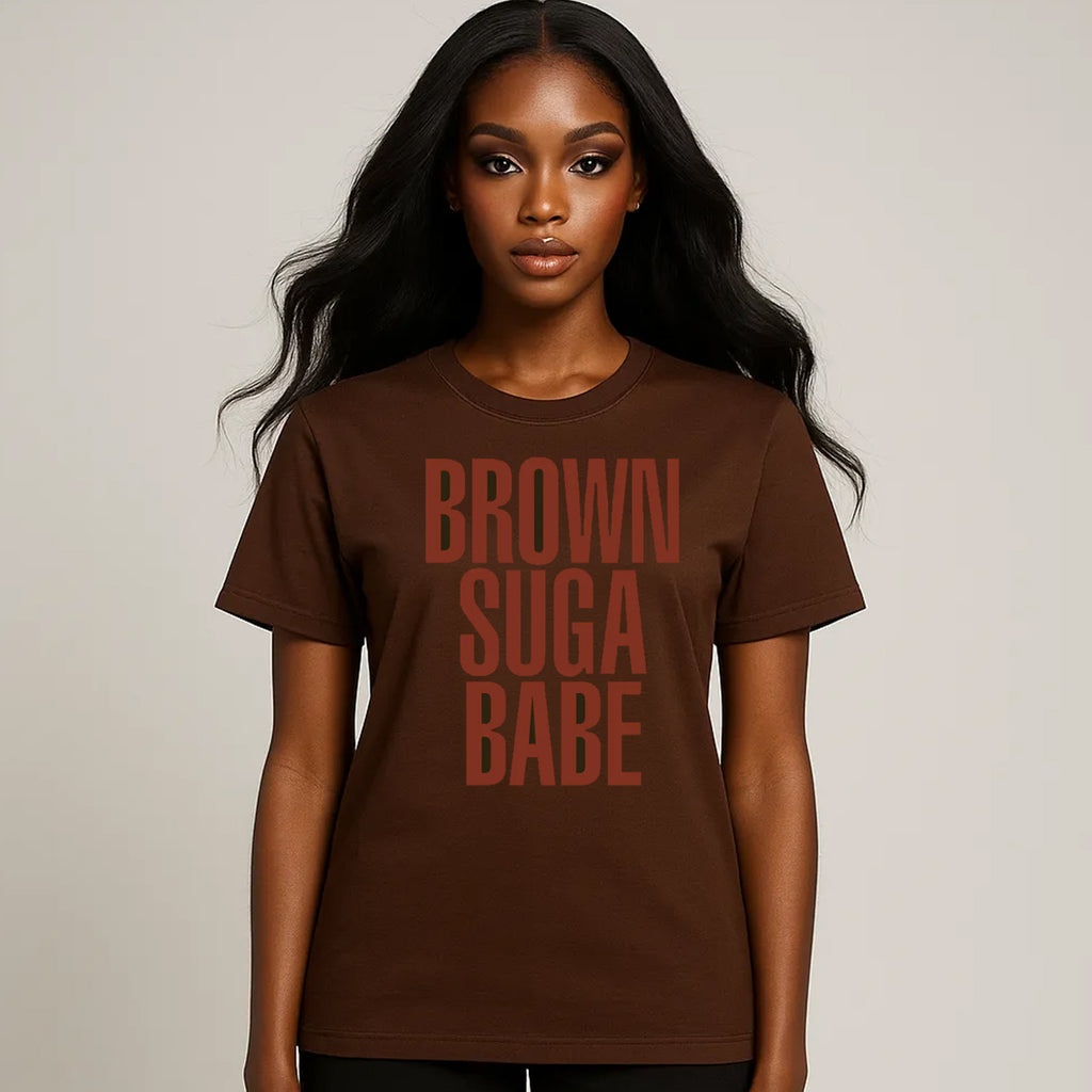 ●BROWN SUGA NCF | BROWN SUGA BABE CHOCOLATE Brown Unisex Tee (**) – collegiateluxe