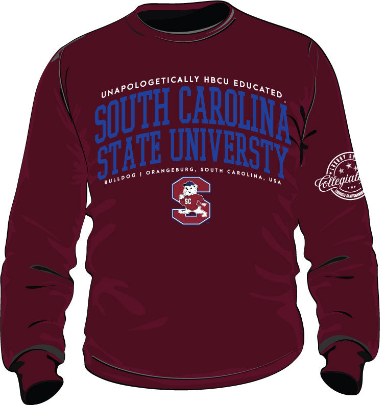 Scye x Drawer STENCIL スウェットシャツ SC STATE | Educate Chenille ROYAL Unisex Sweatshirt (a