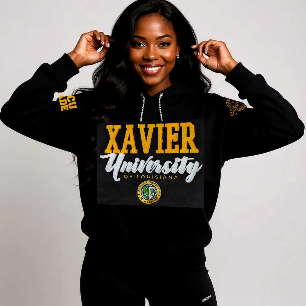 eaphi LOGO BIG SWEAT スウェット Xavier University | XULA HBCU Chenille Unisex Hoodie (aja