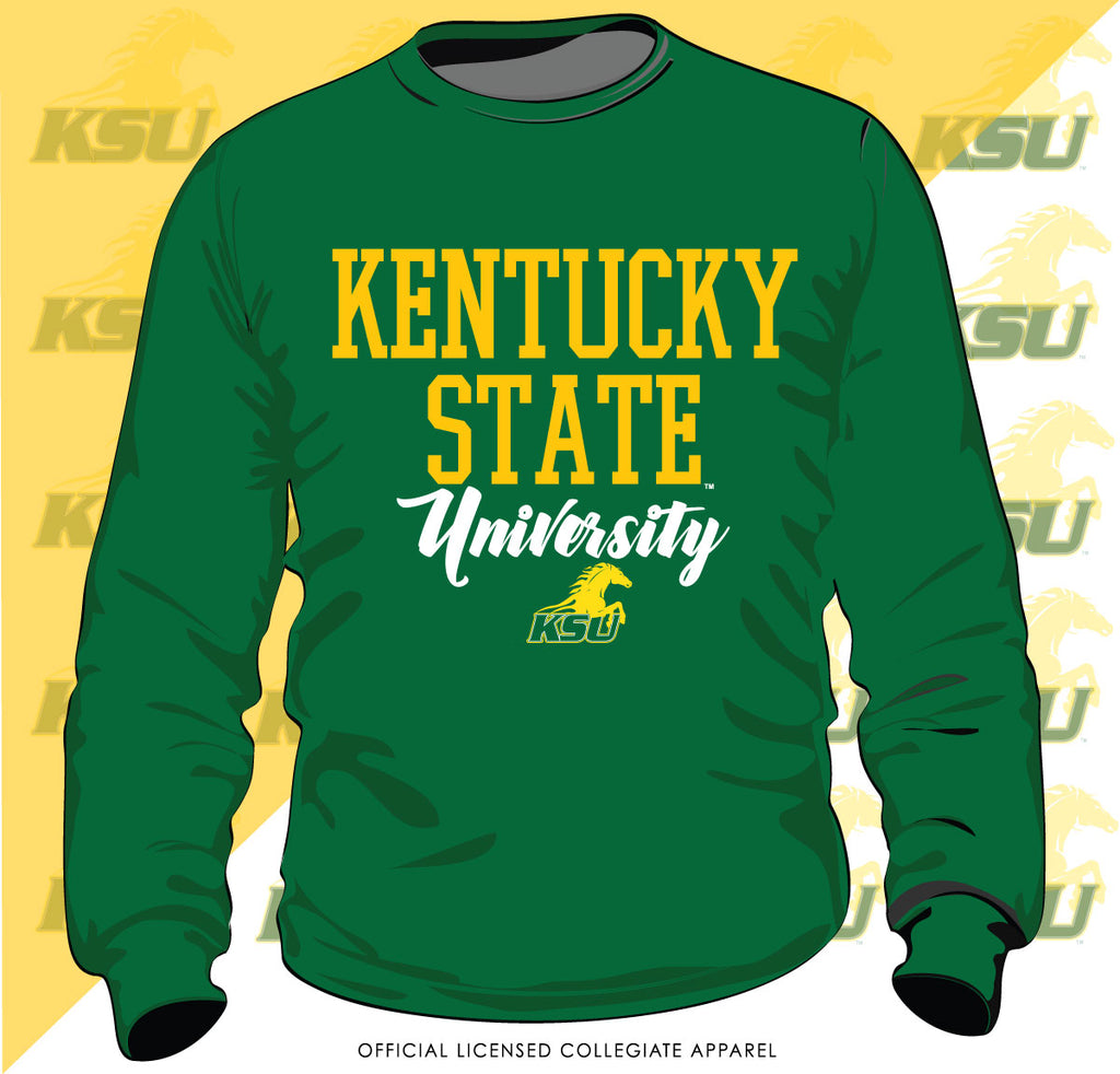 Green college sweatshirt clearance