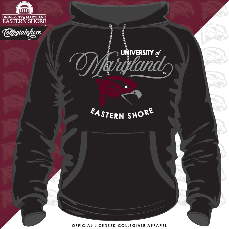 Maryland Eastern Shore | UMES | UOM LOGO Black Unisex Hoodie