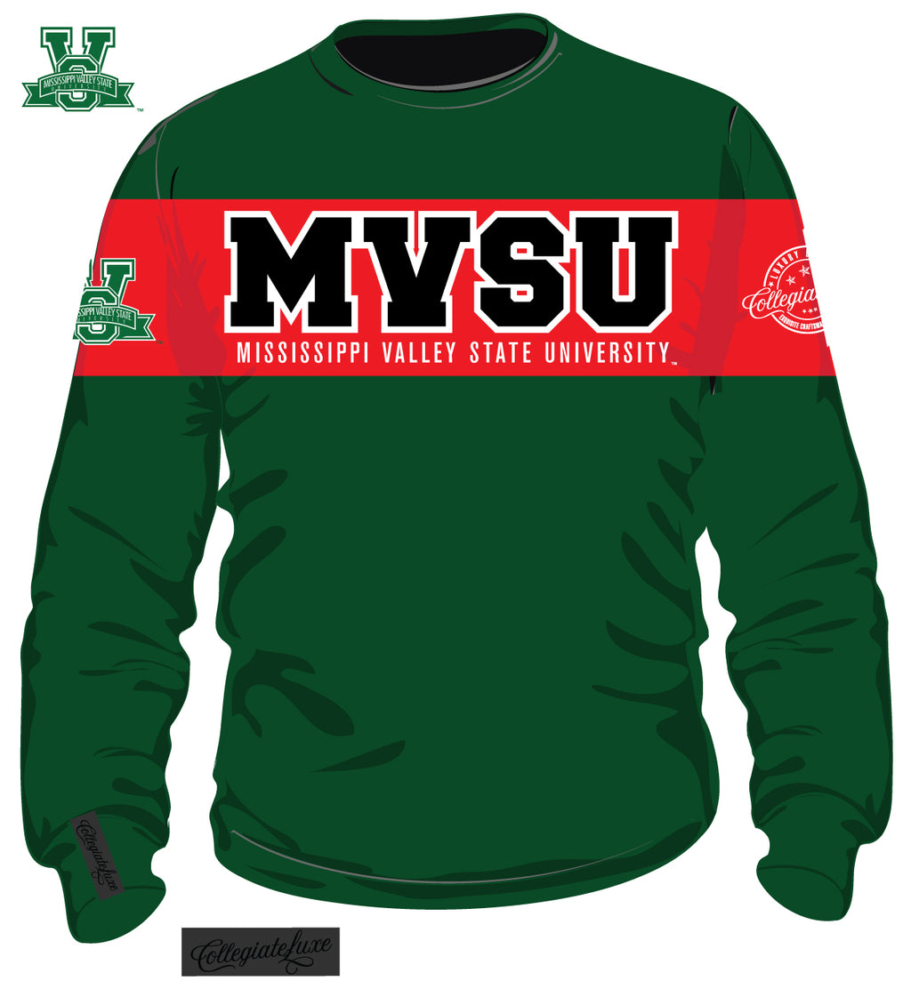 MVSU 2 TONE (Chenille & Embroidery) Unisex Sweatshirt collegiateluxe