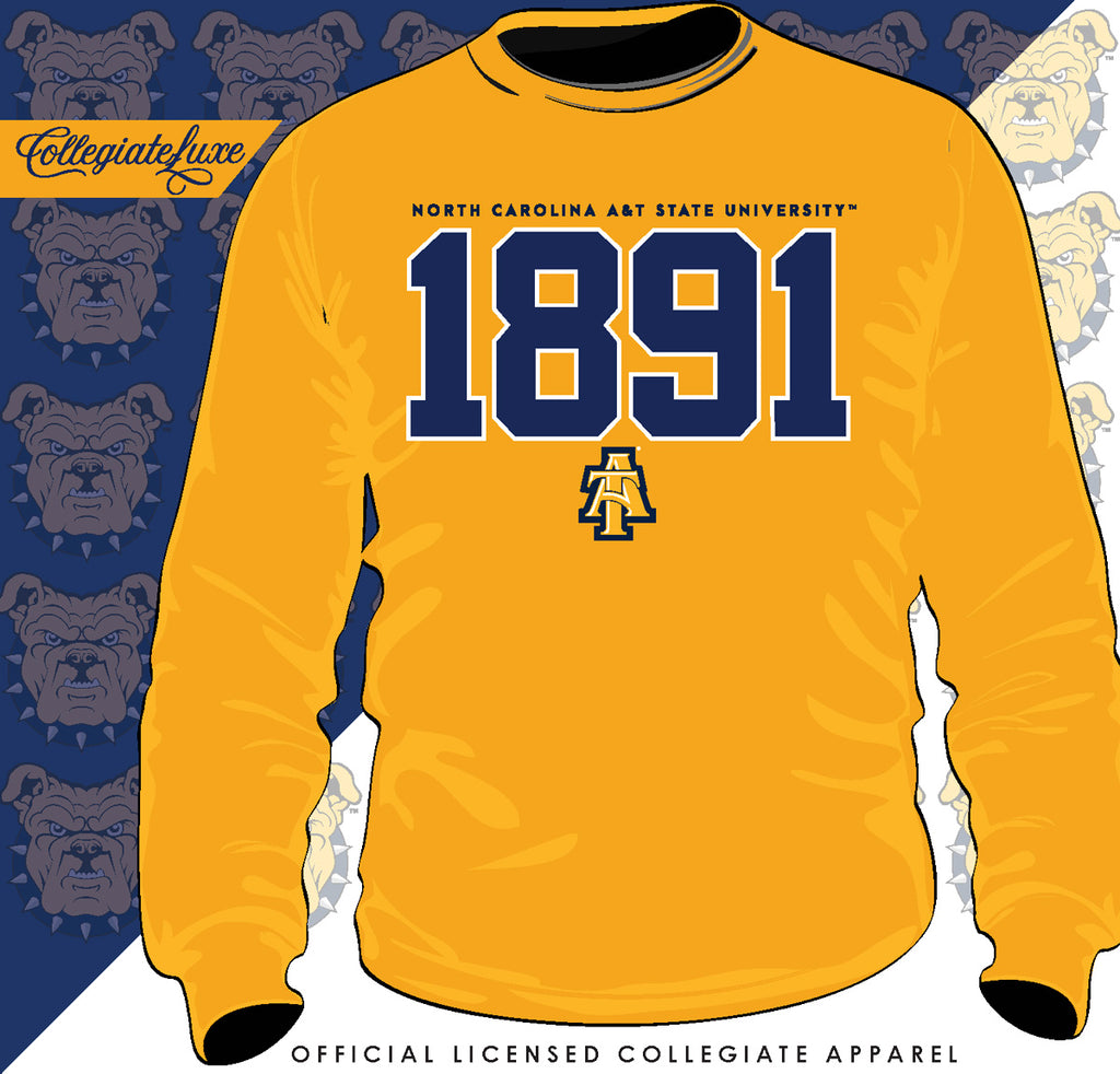 NC A&T SU | EST. 1891 | Unisex Sweatshirt (**) – collegiateluxe