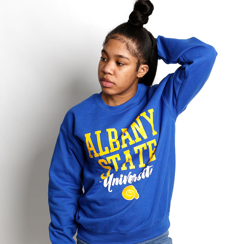ALBANY STATE. | 2020 Univ. Royal Blue Unisex Sweatshirt (Z
