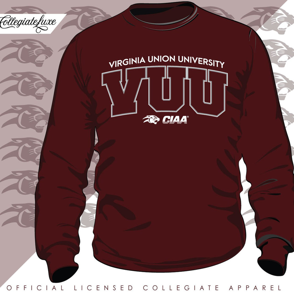 VUU | Univ. ARCH Maroon Unisex Sweatshirt (z) (DK VUU | Univ. ARCH Maroon Unisex Sweatshirt (z) (DK