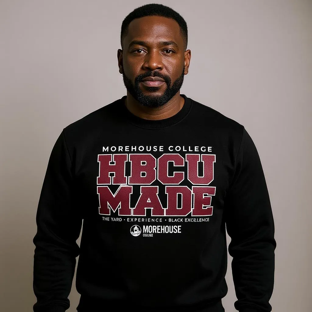 MOREHOUSE | HBCU MADE  Black Unisex Sweatshirt (Z)