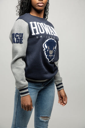 HOWARD | VARSITY SWEATSHIRTS Chenille Embroidery Unisex SWEATSHIRT (a**
