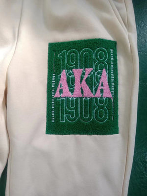 AKA | CREAM Chenille   FLARE Pants (DK**)