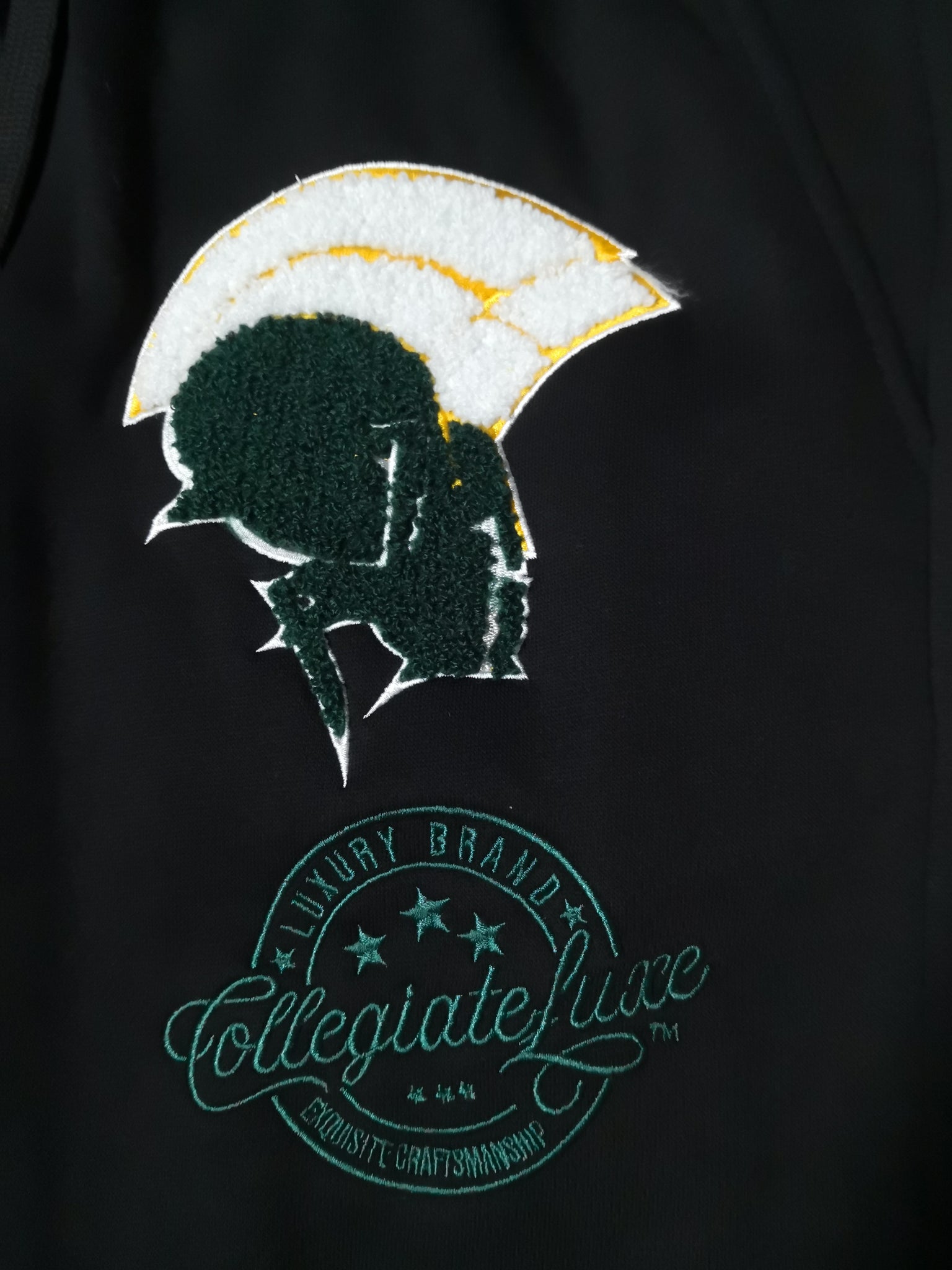 NORFOLK STATE | COLORS ON BLK |  Chenille Embroidery  Sweatshirt & Joggers