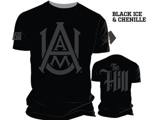 Alabama A&M | Black ICE Chenille & Rhinestone Tees (**