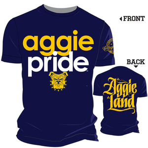 Pre Order (Ship Sept 15) NCAT SU |  Aggies Chenille Pride Tees (a**