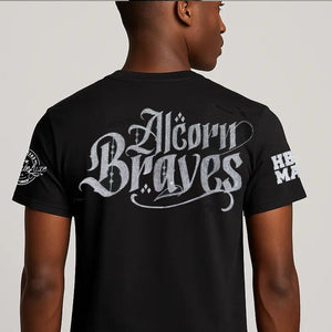 Pre Order ( Ship Sept 15)  ALCORN STATE | Chenille BLACK ICE Tees (a**