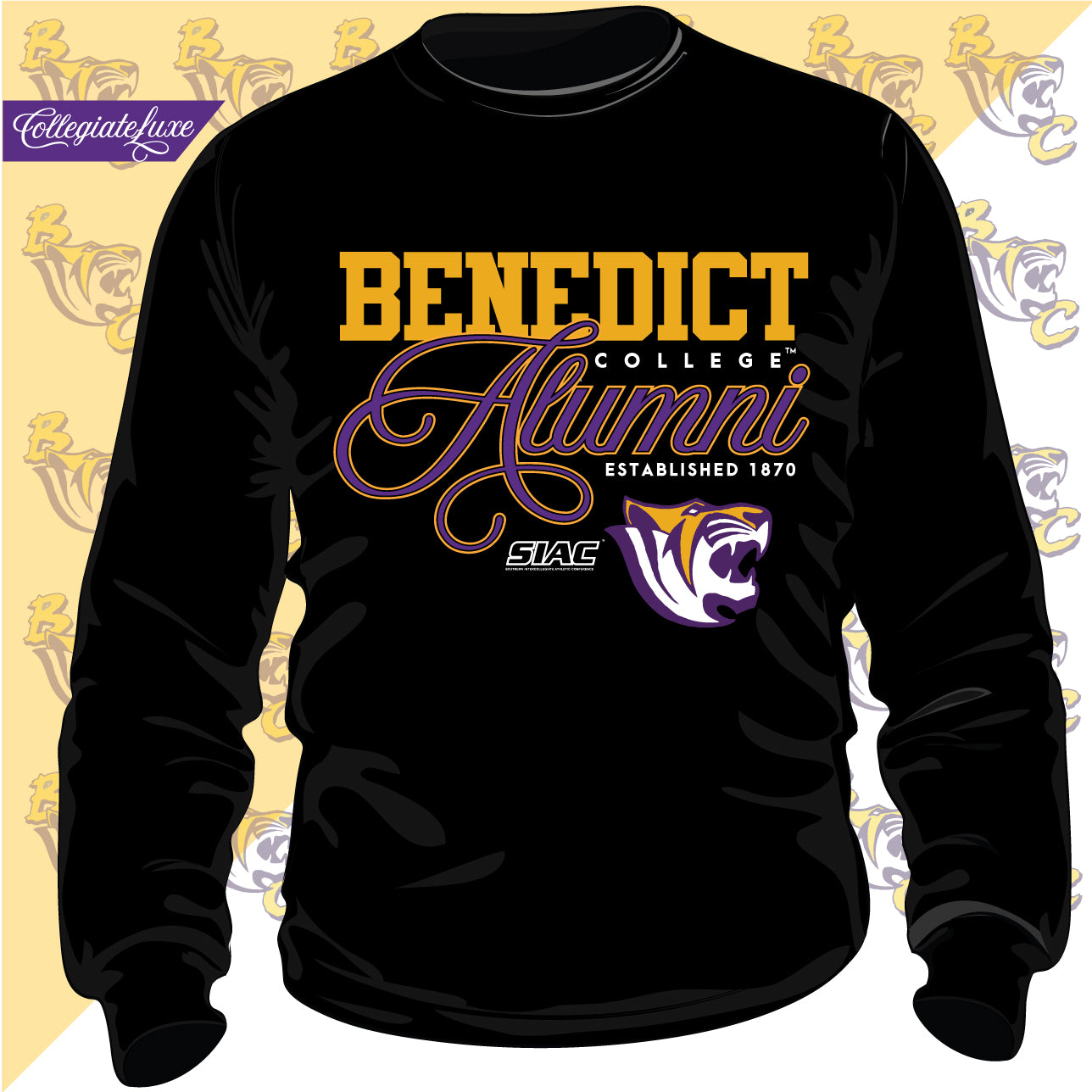 Benedict College  |  FANCY ALUM | Black Unisex Sweatshirt