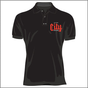 Baltimore  City College | Iconic TEXT  LOGO  Polo Shirt