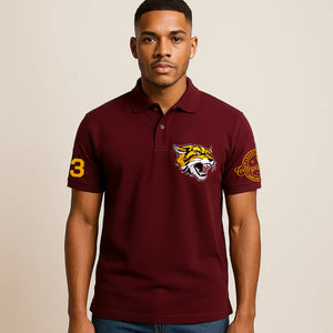 Bethune-Cookman University | The B-CU Iconic Wildcat Polo Shirt (a**