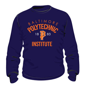 BPI Chenille ARCH | Navy Sweatshirt