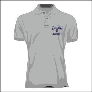 Baltimore Polytechnic | Iconic ( GRAY )  Polo Shirt