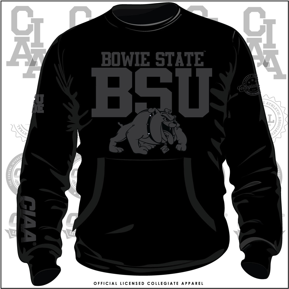 BOWIE BOB SS | CIAA Black on Black Chenille Sweatshirt (aja)