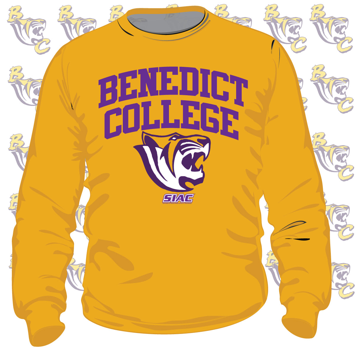 Benedict College  |  ARCH  | Gold  Unisex Sweatshirt