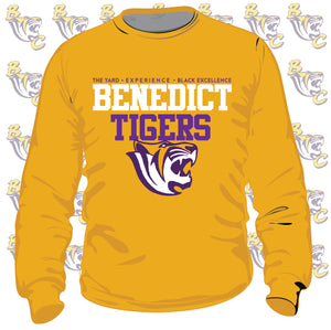 Benedict College  |  TIGERS | Gold  Unisex Sweatshirt