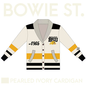 Bowie State Cardigan PEARLED IVORY (a**