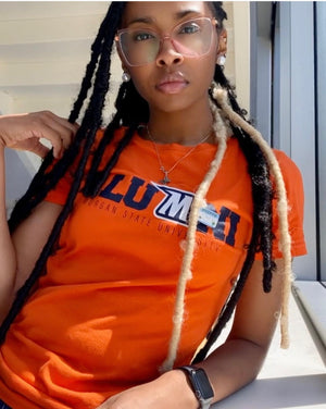 Morgan State | M-LOGO ALUMNI Orange Ladies Tees -Z-