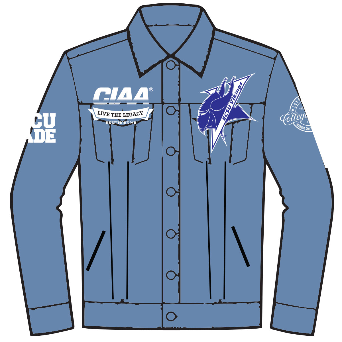 Elizabeth City State  | CIAA 2024 - DENIM JKT