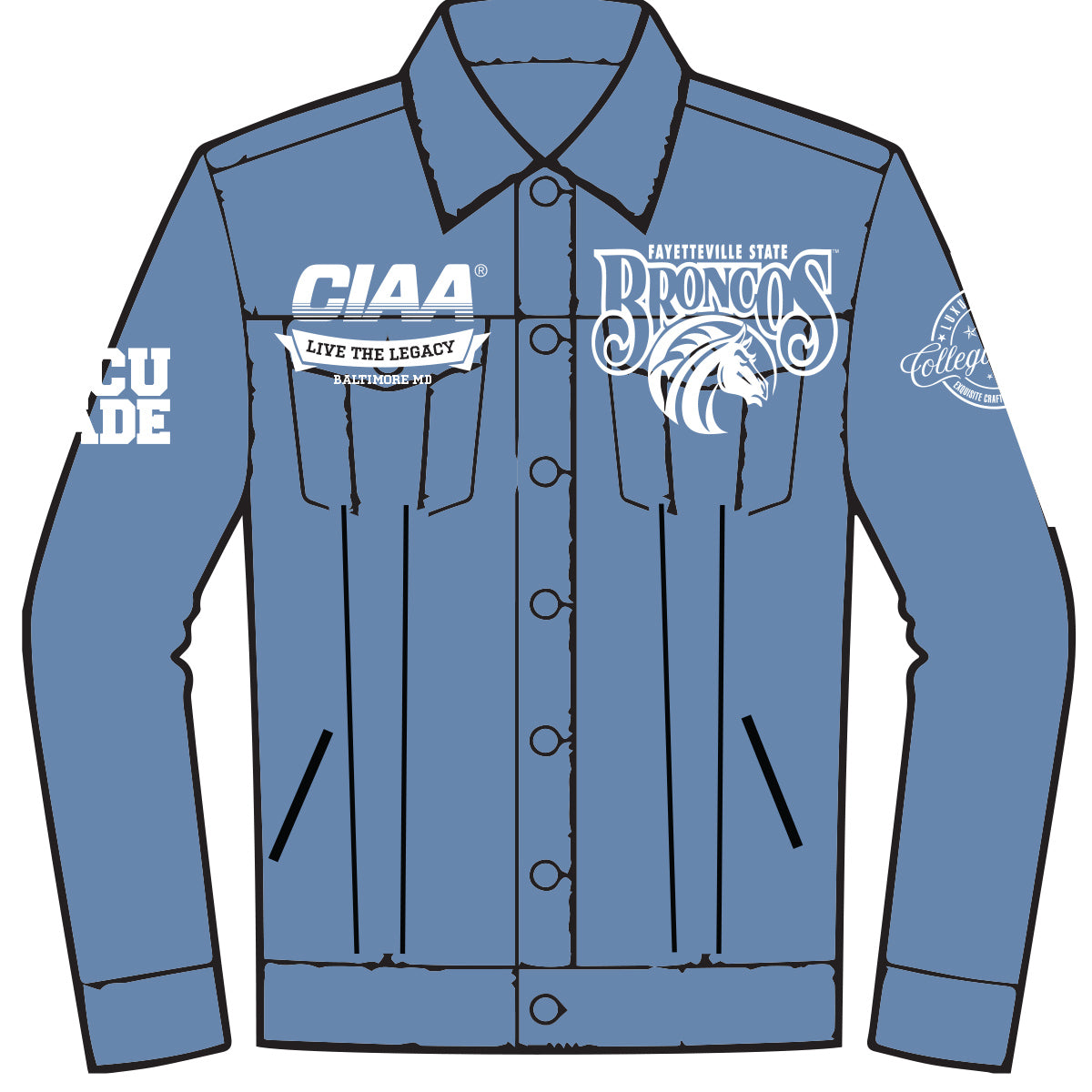 Fayetteville State  | CIAA 2024 - DENIM JKT