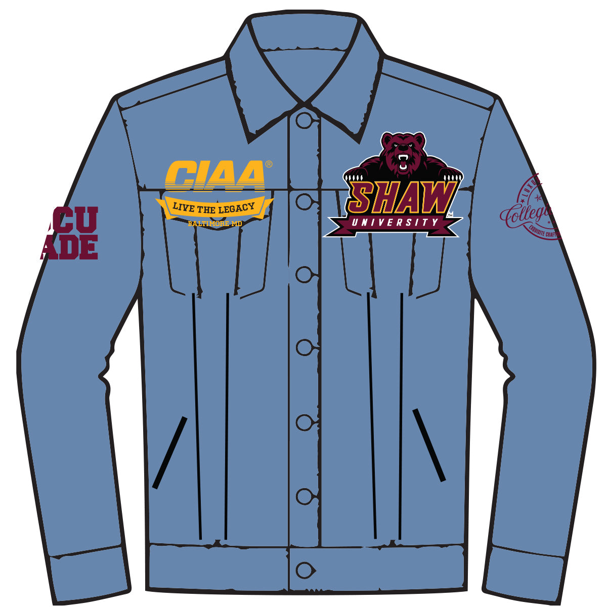 Shaw University | CIAA 2024 - DENIM JKT