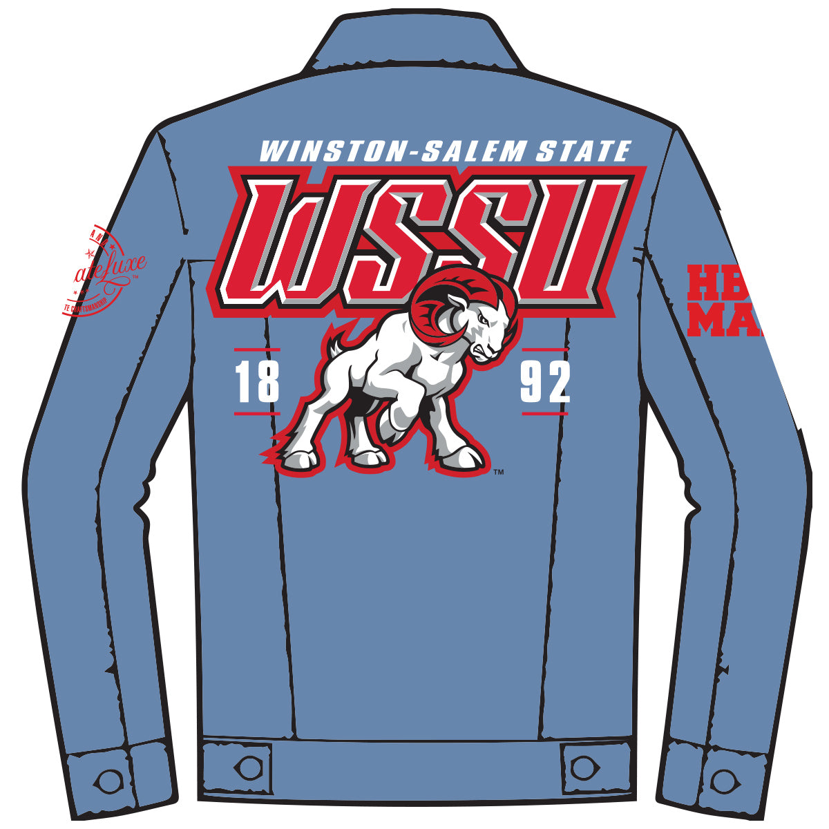 Winston-Salem State | CIAA 2024 - DENIM JKT