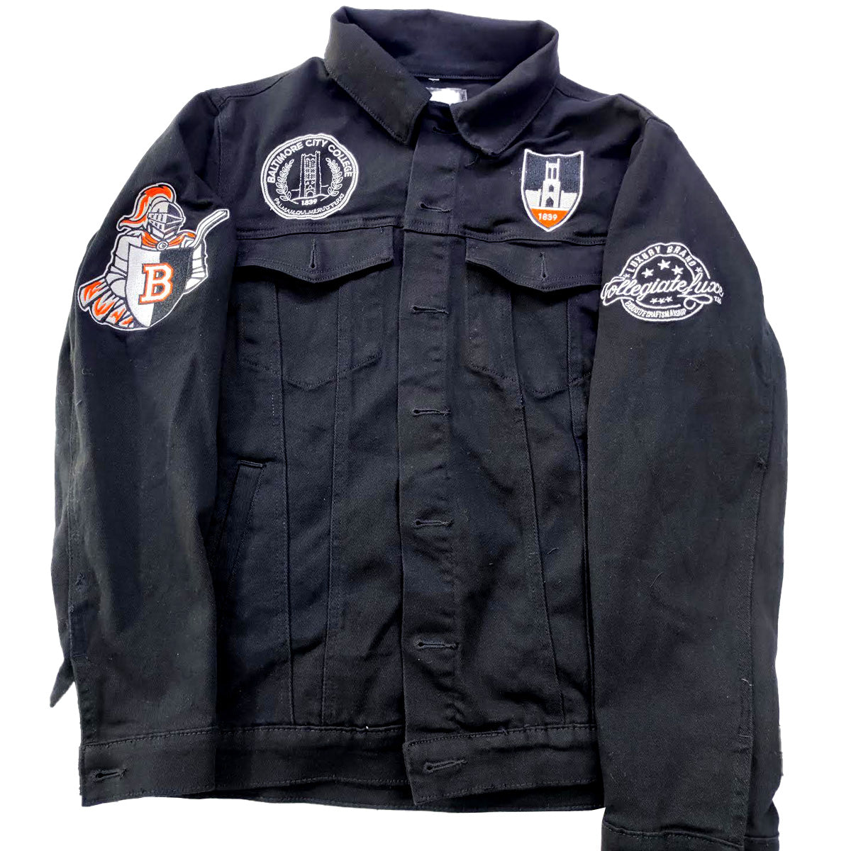 Baltimore City College |  Black DENIM JKT