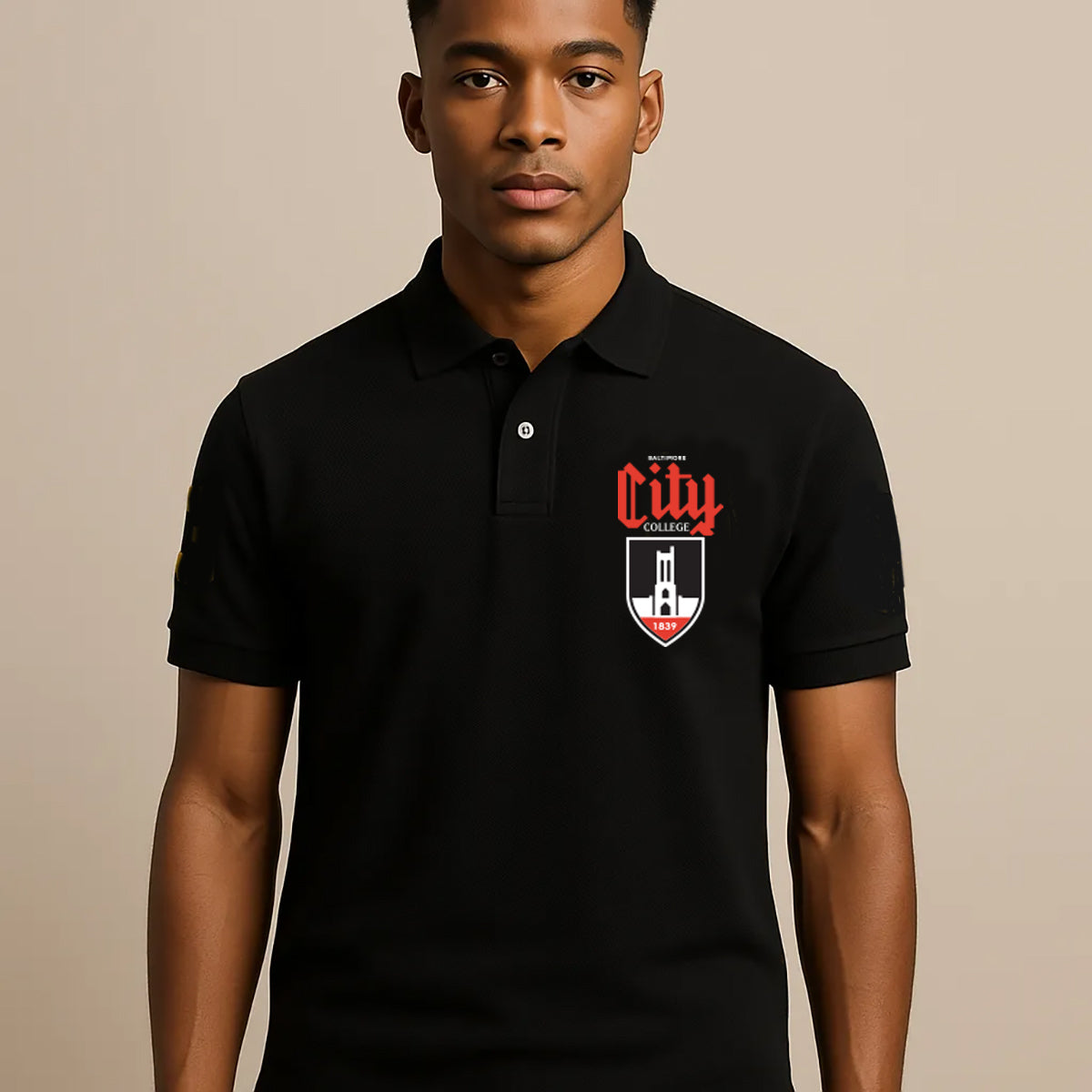 Baltimore City College | Iconic CREST LOGO  Polo Shirt