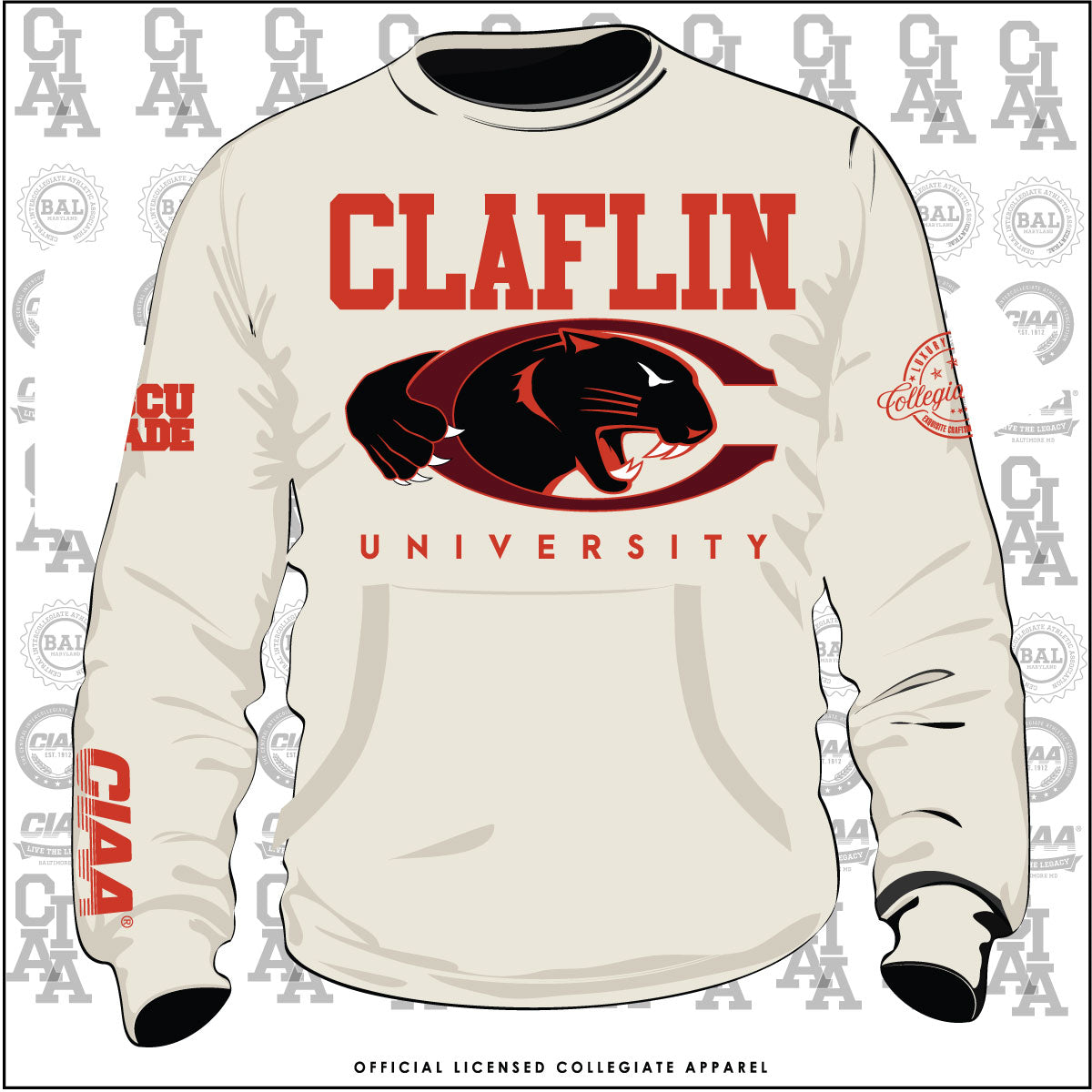 CLAFLIN Univ | CIAA 2024 CREAM Chenille Sweatshirt -aja