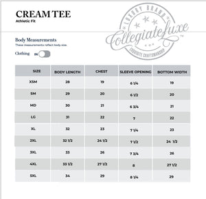 CENTRAL STATE Cream Chenille Tees (LN** – collegiateluxe