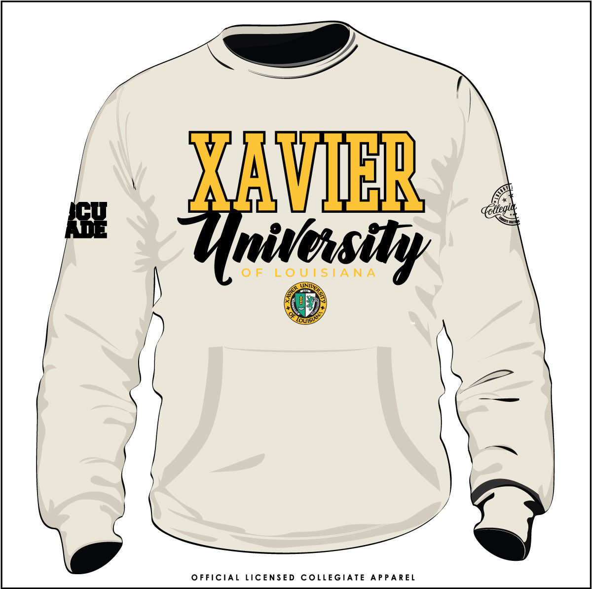 Xavier CREAM (Chenille) | UNISEX SWEATSHIRT (Z)