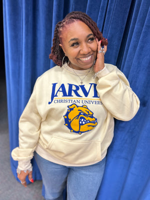 Jarvis Christian University | CREAM Chenille Unisex Sweatshirt