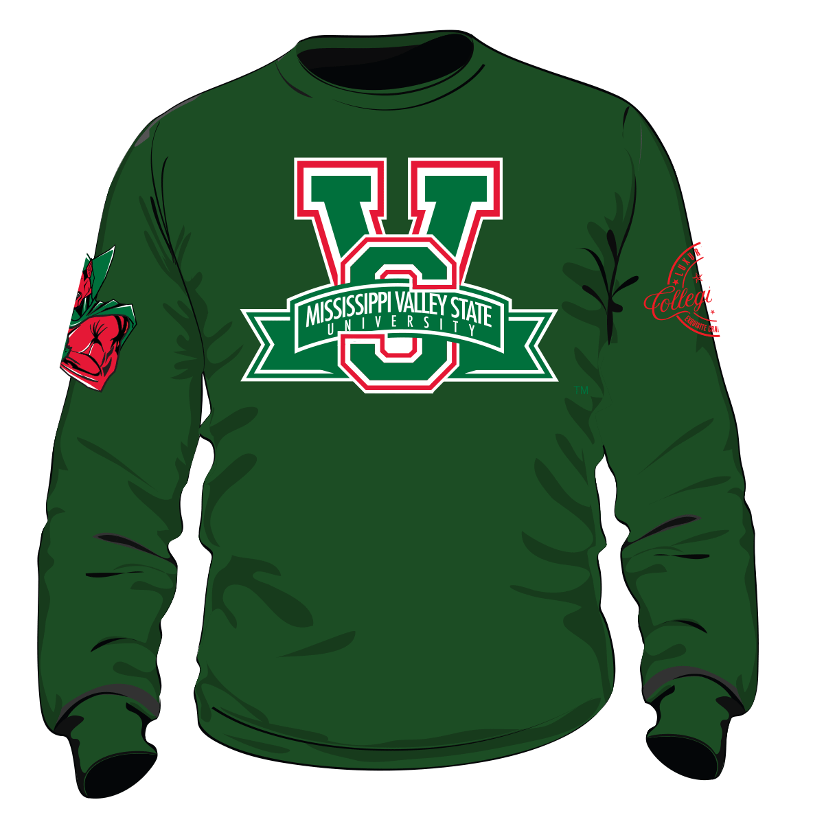 MVSU | SWAC CHAMPS Chenille Sweatshirt (a** – collegiateluxe