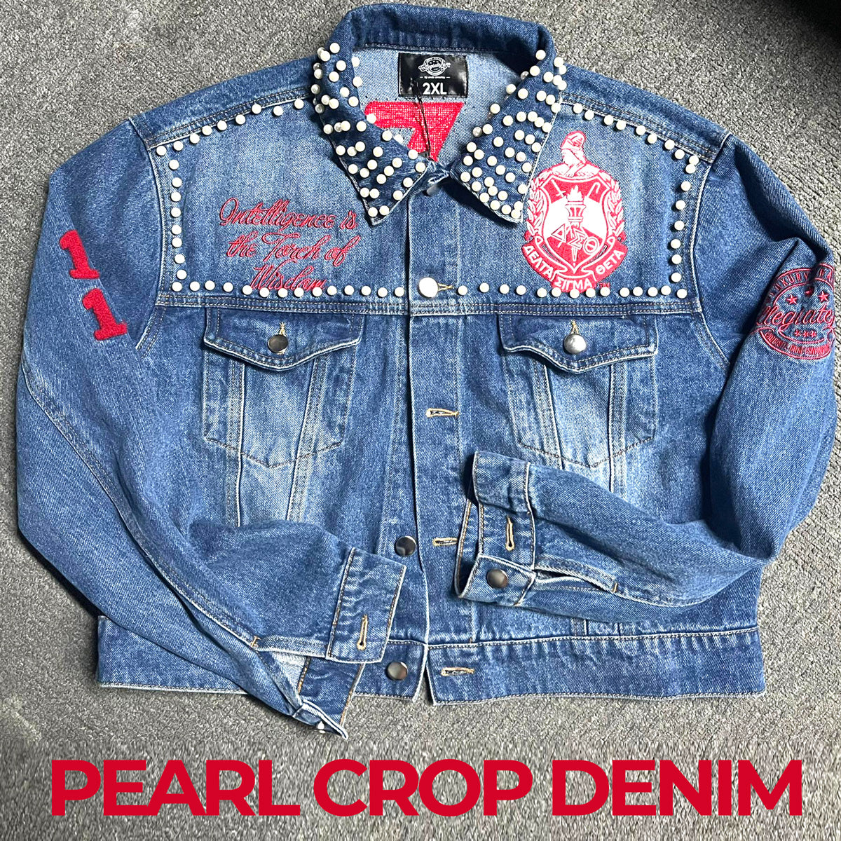 DELTA | PEARL CROP DENIM (a**