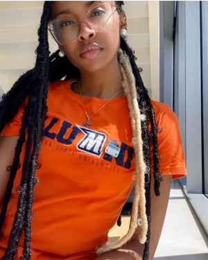 Morgan State | M-LOGO ALUMNI Orange Ladies Tees -Z-