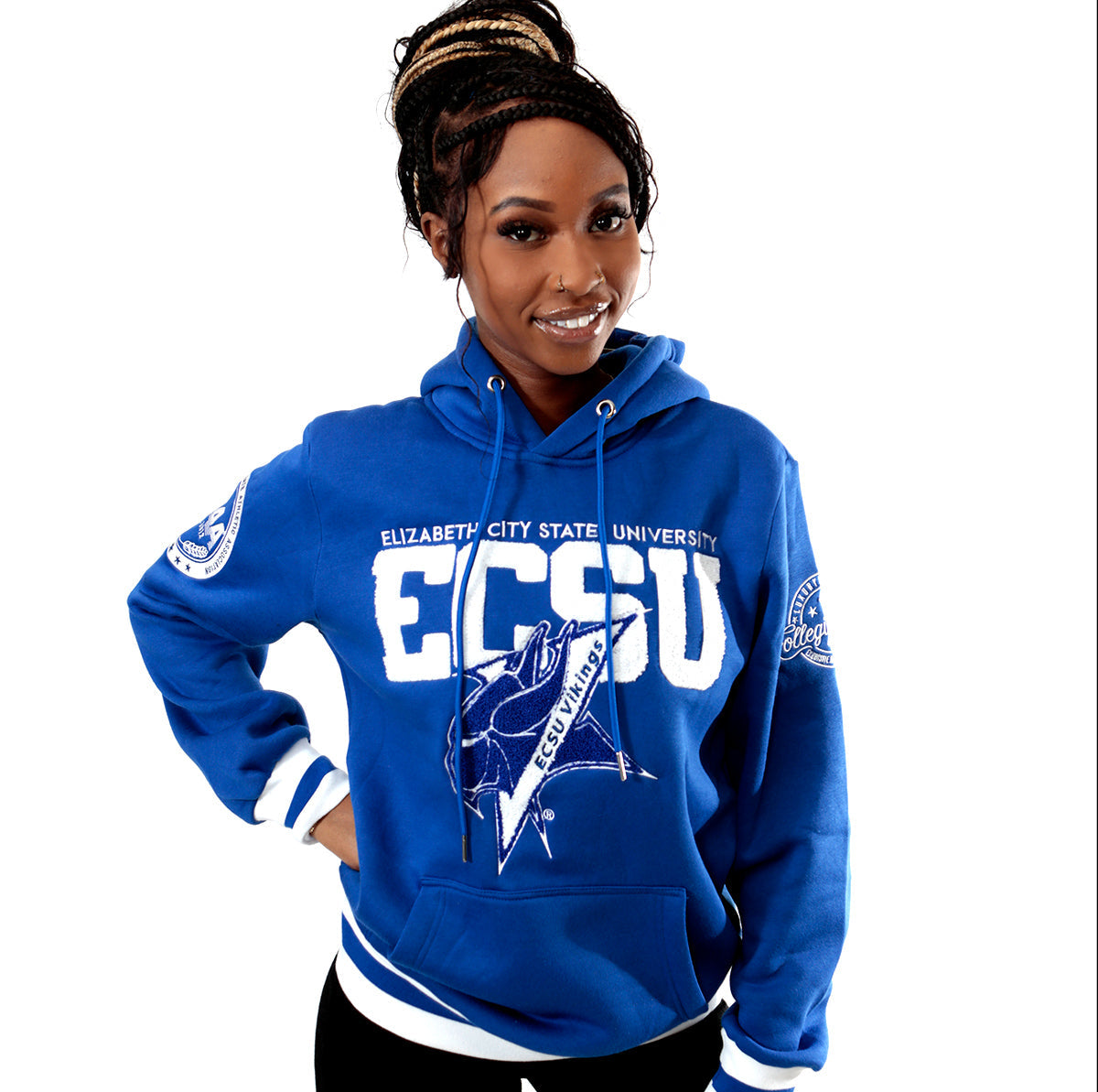 ECSU |  Vikings CHAMPS Chenille Unisex HOODIE