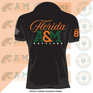 FAMU | The Iconic BLK Polo Shirt (Aja)