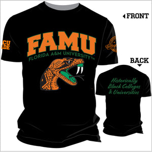 FAMU | Black Chenille  ARCH Tees Unisex (a**