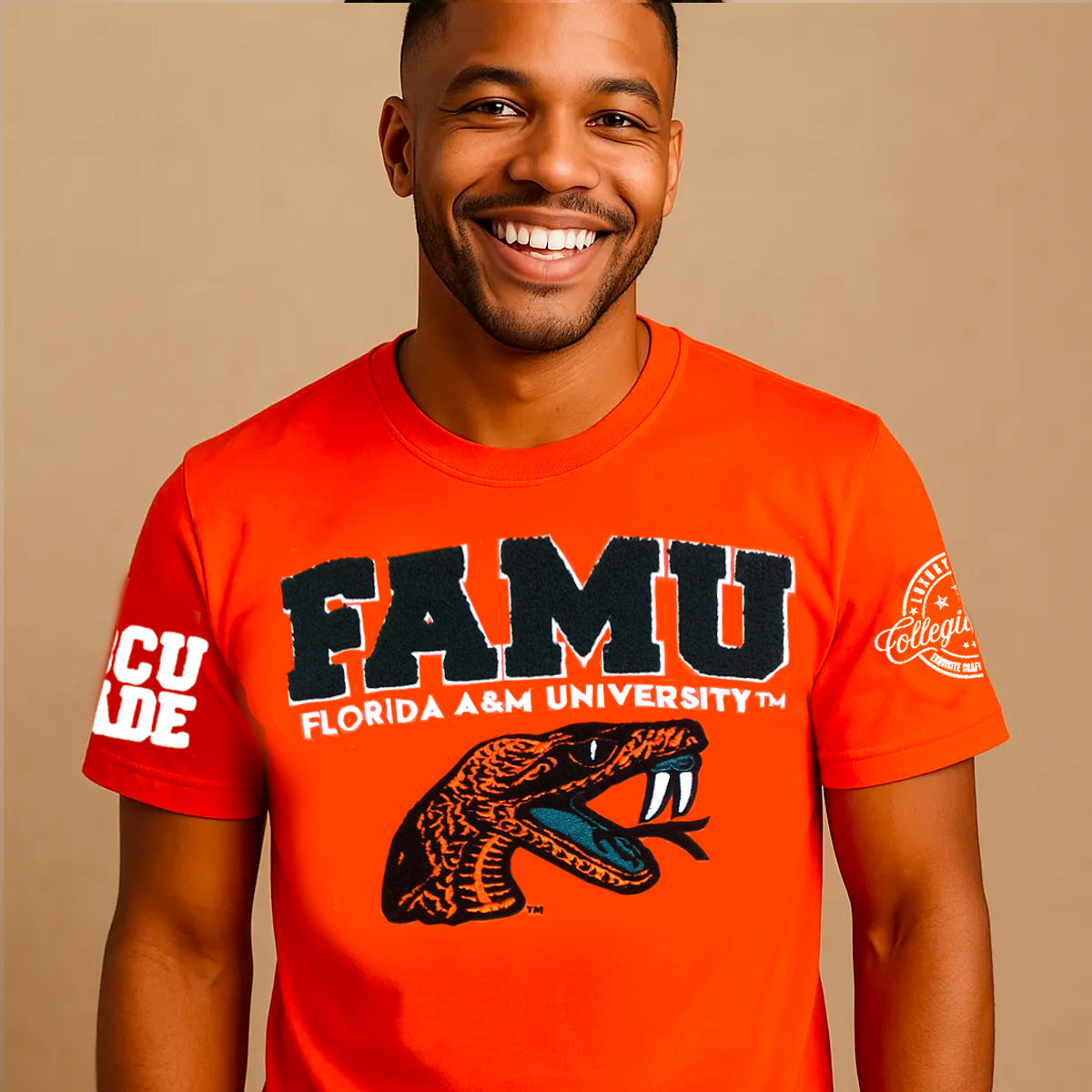 FAMU | FAMU ARCH ORG Chenille Unisex Tee (ln **