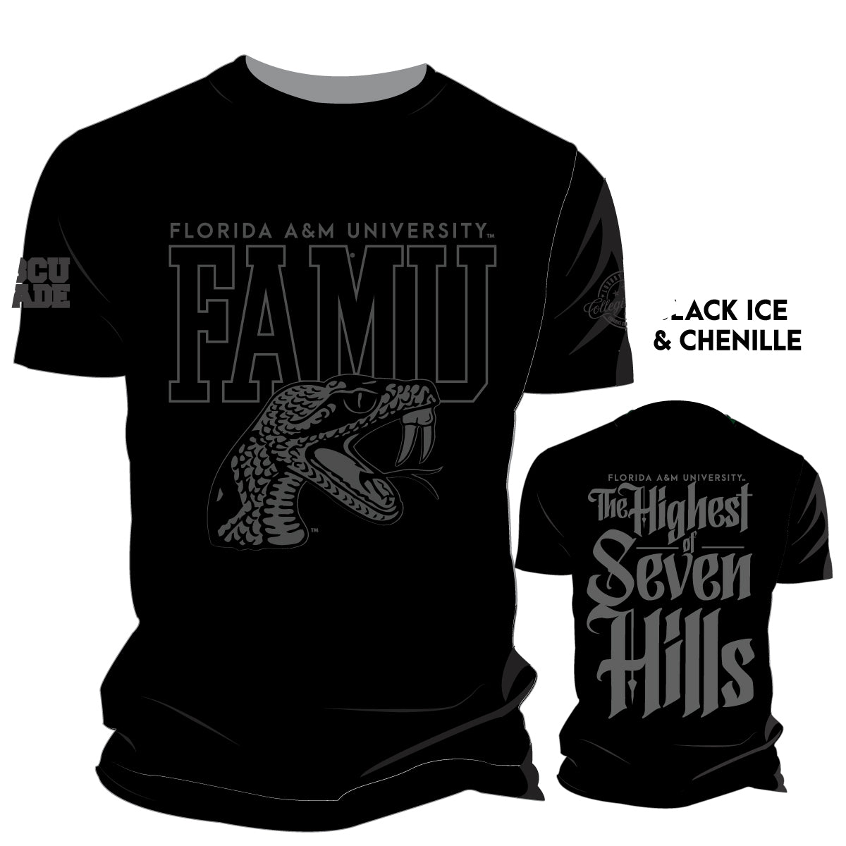Pre Order (Ship Sept 20) FAMU | BLACK ICE Tees (a**
