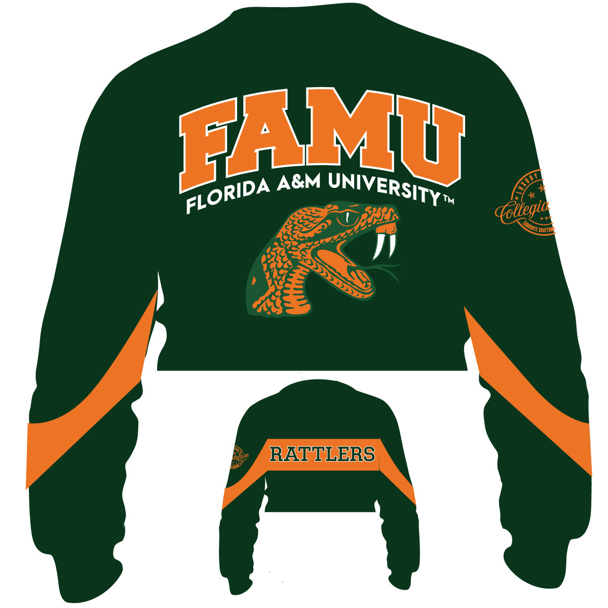 Pre Order ( Ship Sept 15)  FAMU  | Chenille FLEX Crop  (a**
