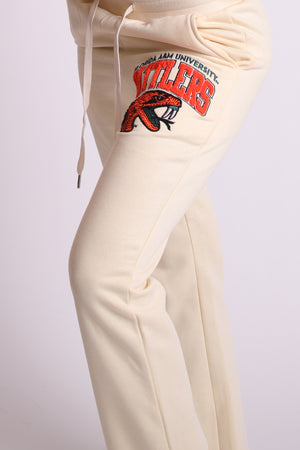 FAMU | Rattlers CREAM Chenille Flare Pants Set (a**