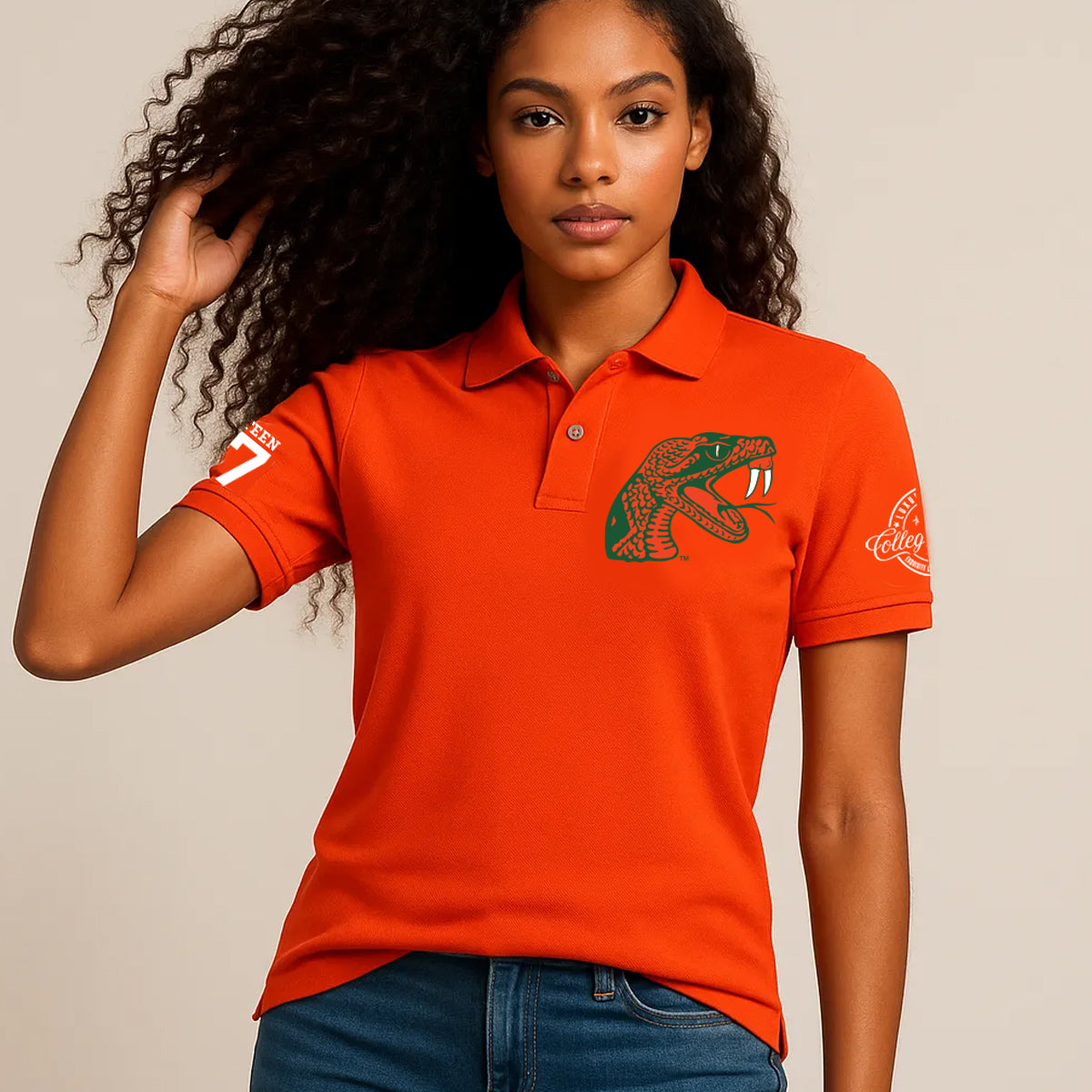 Pink Famu Rattler FAMU | The Iconic Rattler Polo Shirt ( ** – collegiateluxe
