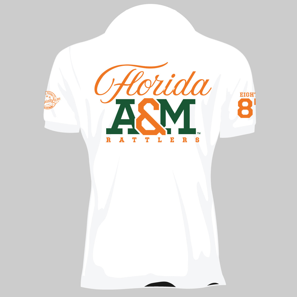 FAMU | The Iconic WHITE Polo Shirt (Aja)