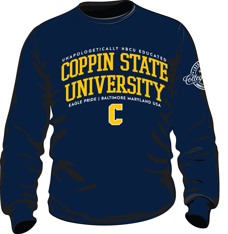 Edu @ Coppin  | Chenille ROYAL Unisex Sweatshirt