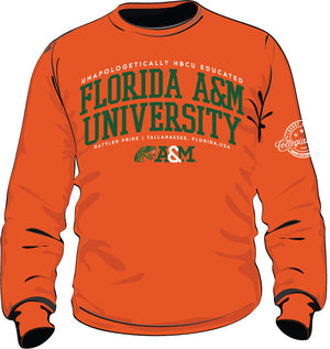 Edu @ FAMU  | Chenille ROYAL Unisex Sweatshirt -aja